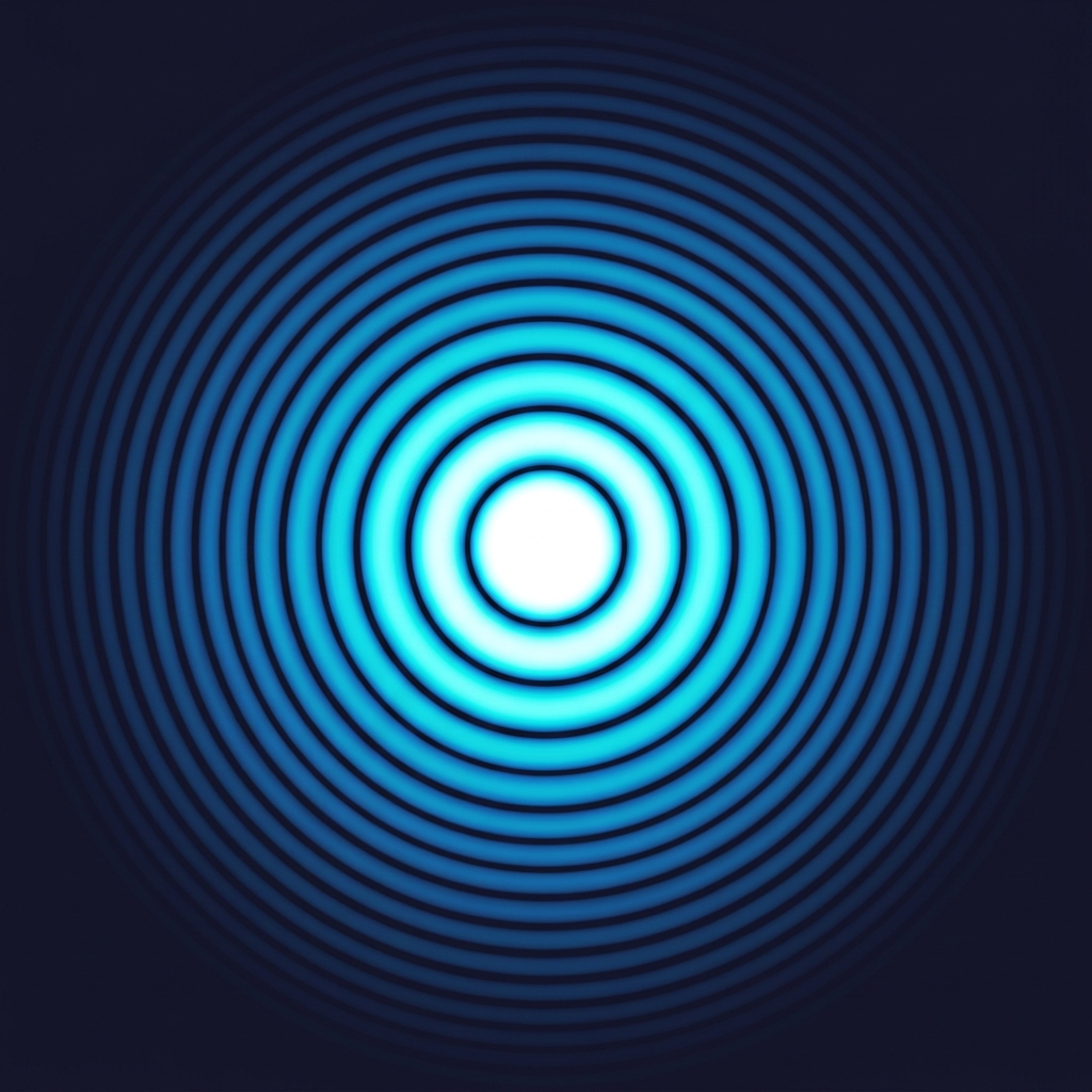 2D Airy disk diffraction pattern