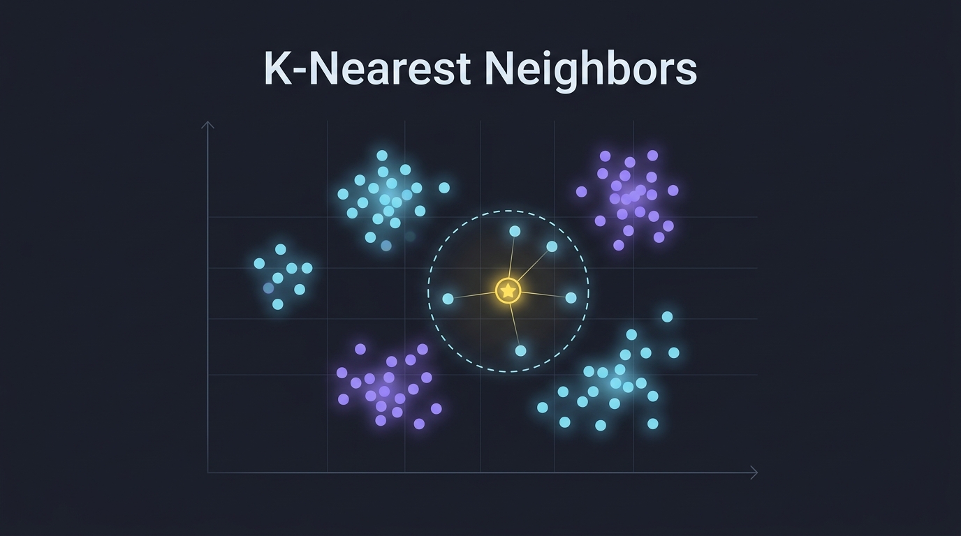 K-Nearest Neighbors regression diagram